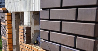 Фасады домов из кирпича в Реутове: качественная кладка от 1152 рублей